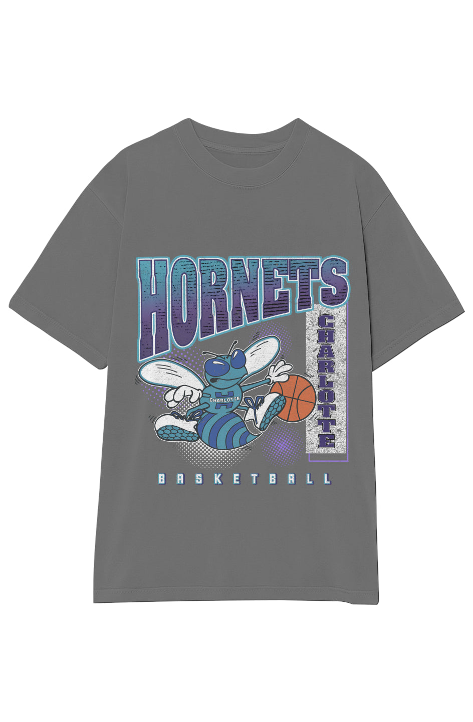 CHARLOTTE HORNETS VINTAGE TEE