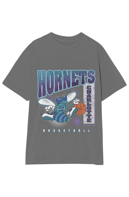 CHARLOTTE HORNETS VINTAGE TEE