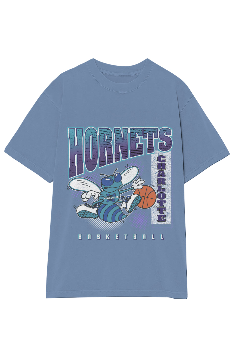 CHARLOTTE HORNETS VINTAGE TEE