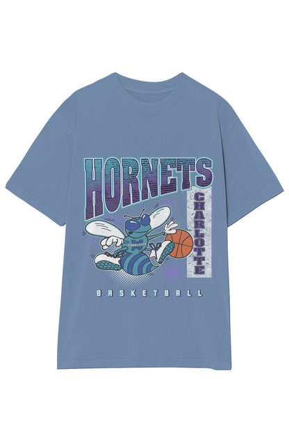 CHARLOTTE HORNETS VINTAGE TEE