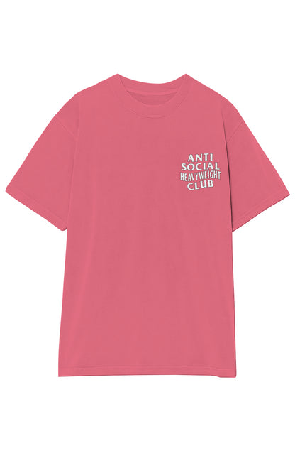 ANTI SOCIAL HEAVYWEIGHT CLUB TEE (WHITE TEXT)