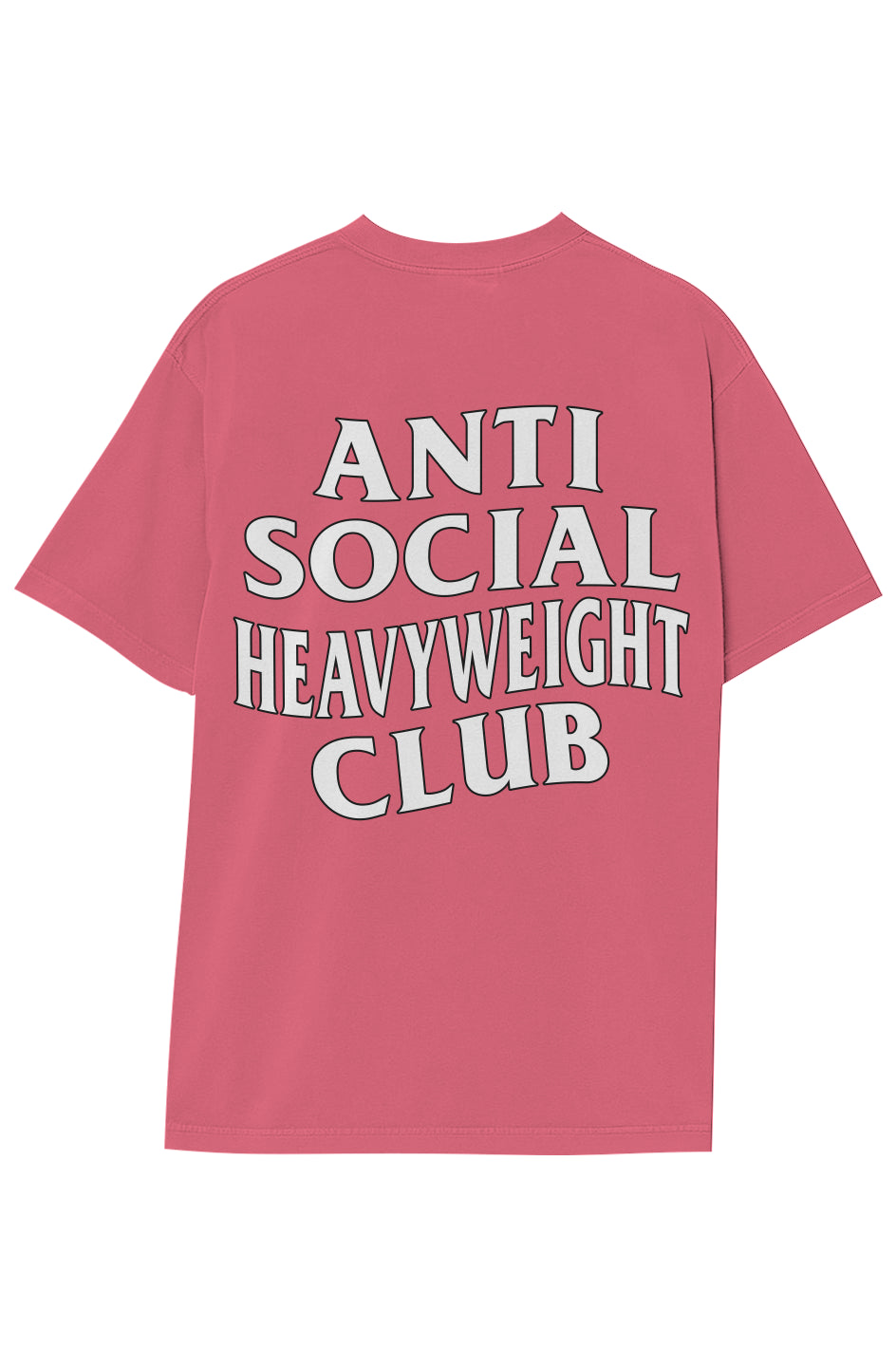 ANTI SOCIAL HEAVYWEIGHT CLUB TEE (WHITE TEXT)