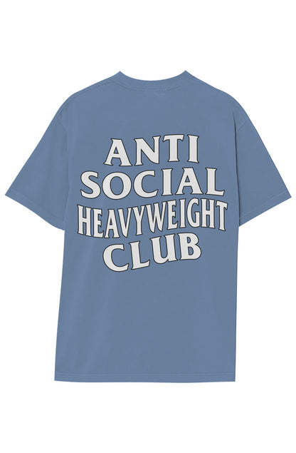 ANTI SOCIAL HEAVYWEIGHT CLUB TEE (WHITE TEXT)