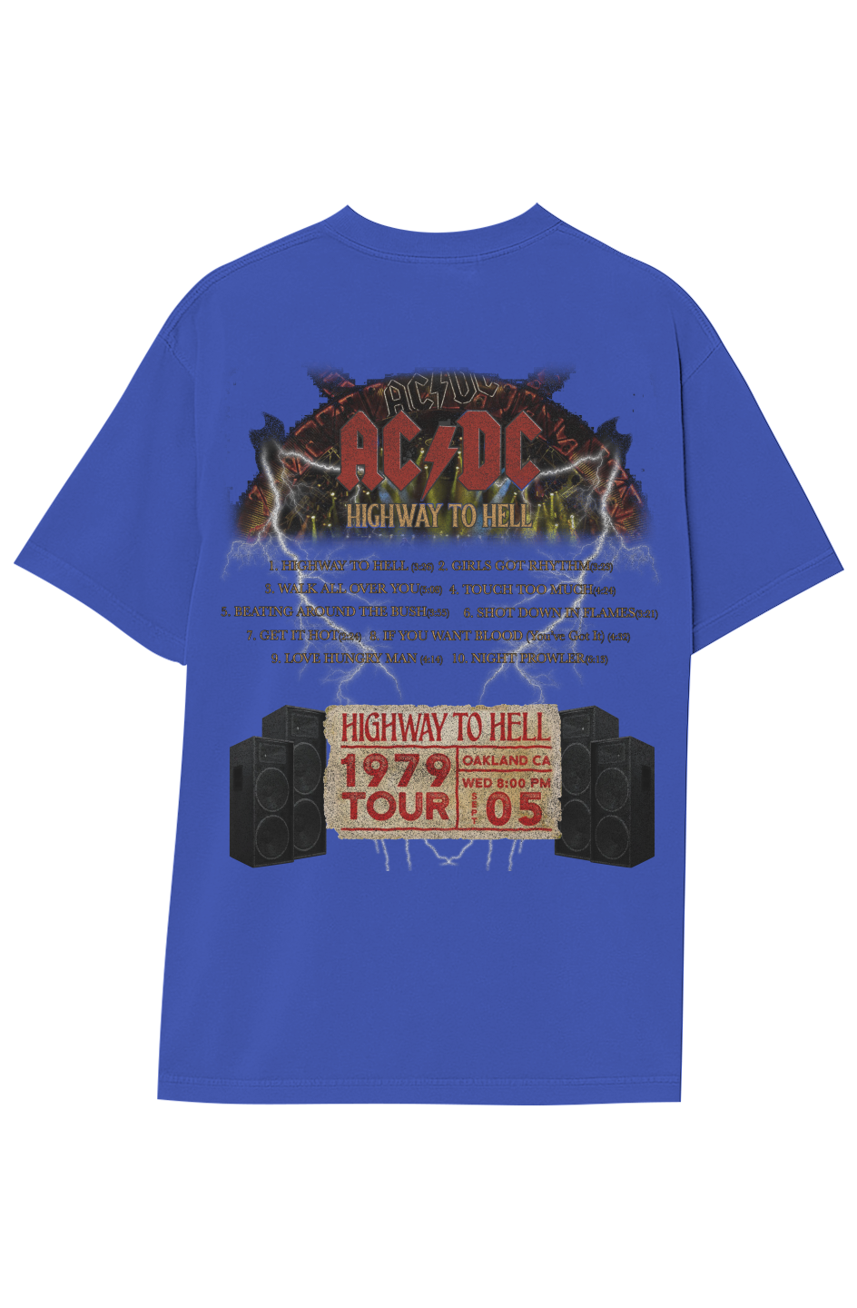 AC/DC Highway To Hell Tee » Vintage Heavyweight T-Shirt – Legends