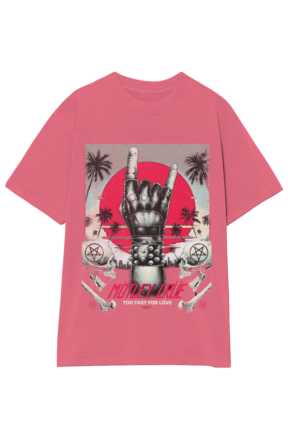 MOTLEY CRÜE TOO FAST FOR LOVE 1981 VINTAGE TEE