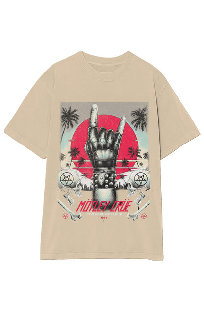 MOTLEY CRÜE TOO FAST FOR LOVE 1981 VINTAGE TEE