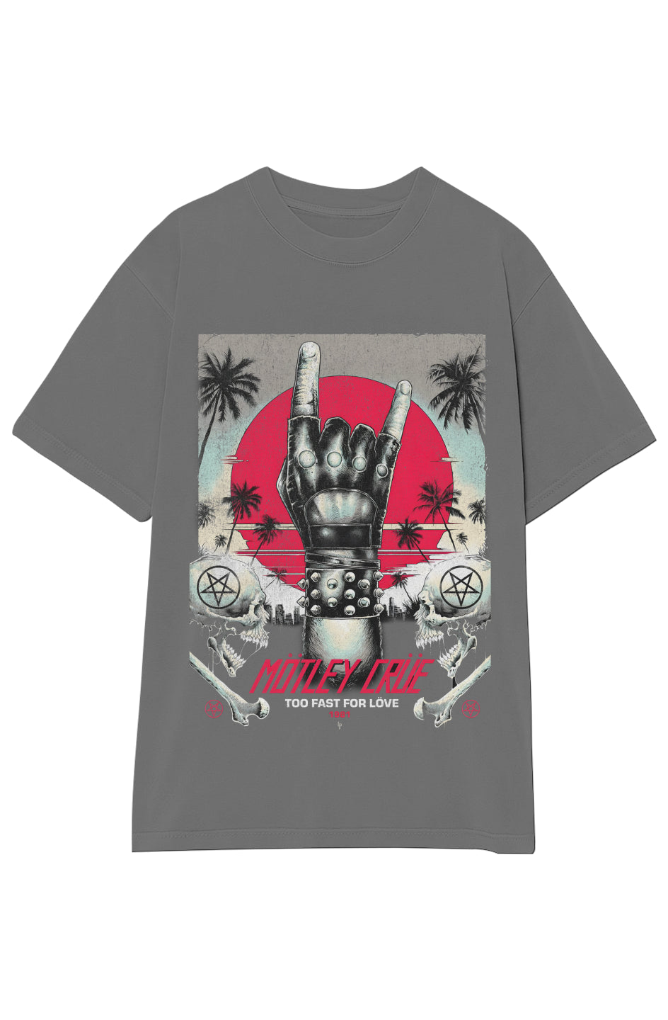 MOTLEY CRÜE TOO FAST FOR LOVE 1981 VINTAGE TEE