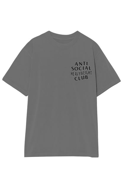 ANTI SOCIAL HEAVYWEIGHT CLUB TEE (BLACK TEXT)