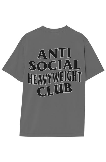 ANTI SOCIAL HEAVYWEIGHT CLUB TEE (BLACK TEXT)
