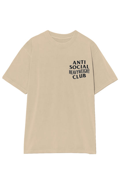 ANTI SOCIAL HEAVYWEIGHT CLUB TEE (BLACK TEXT)