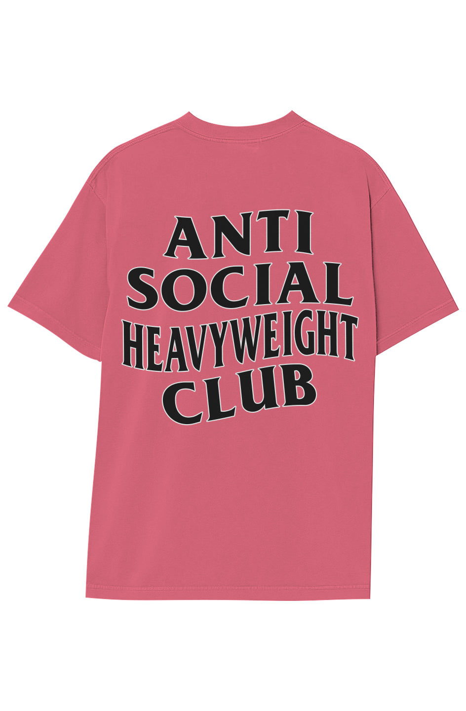 ANTI SOCIAL HEAVYWEIGHT CLUB TEE (BLACK TEXT)