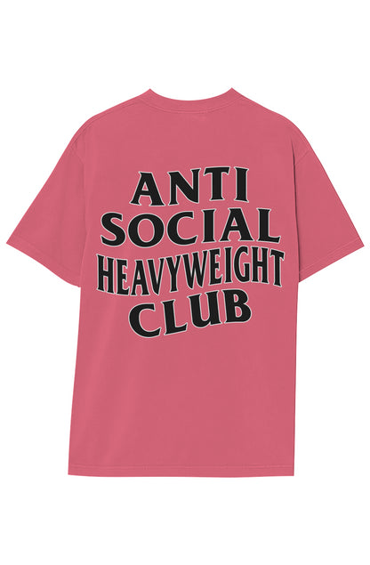 ANTI SOCIAL HEAVYWEIGHT CLUB TEE (BLACK TEXT)