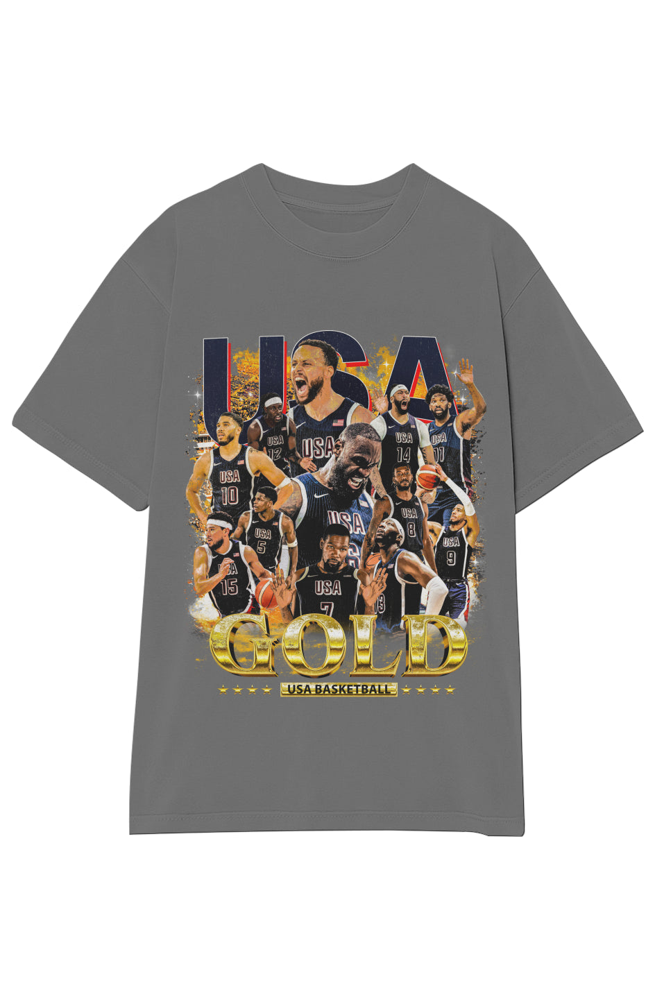 USA MEN'S BASKETBALL VINTAGE TEE