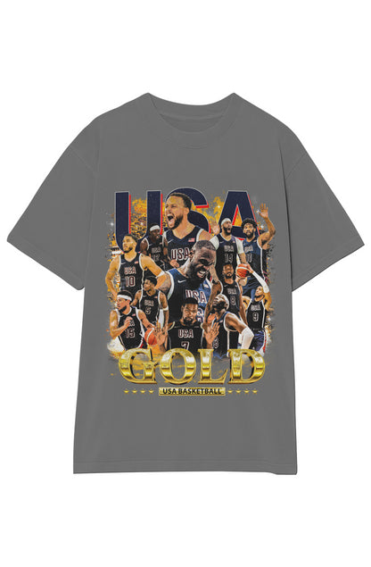 USA MEN'S BASKETBALL VINTAGE TEE