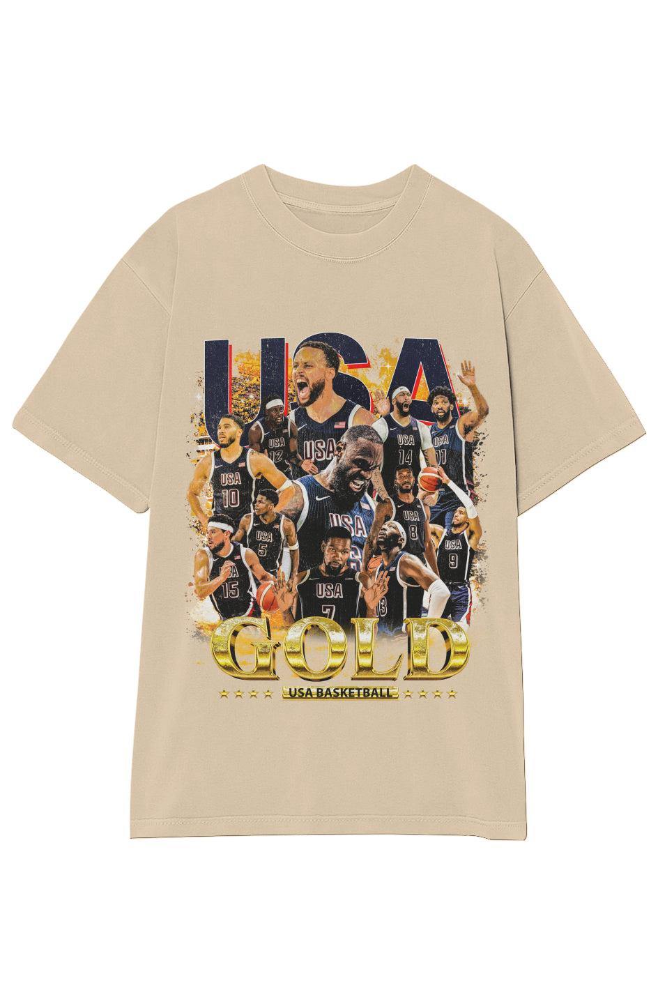 USA MEN'S BASKETBALL VINTAGE TEE