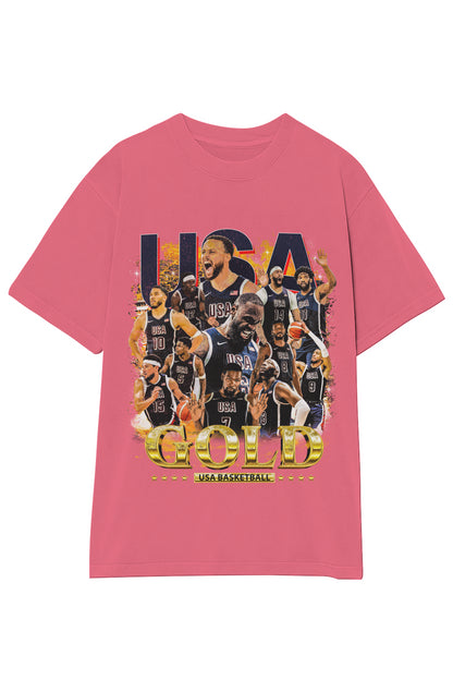 USA MEN'S BASKETBALL VINTAGE TEE