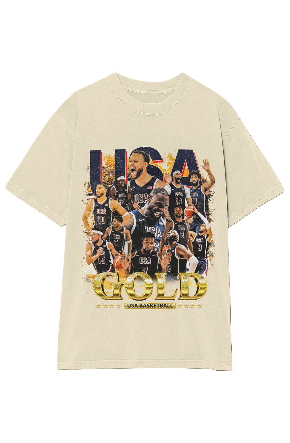 USA MEN'S BASKETBALL VINTAGE TEE