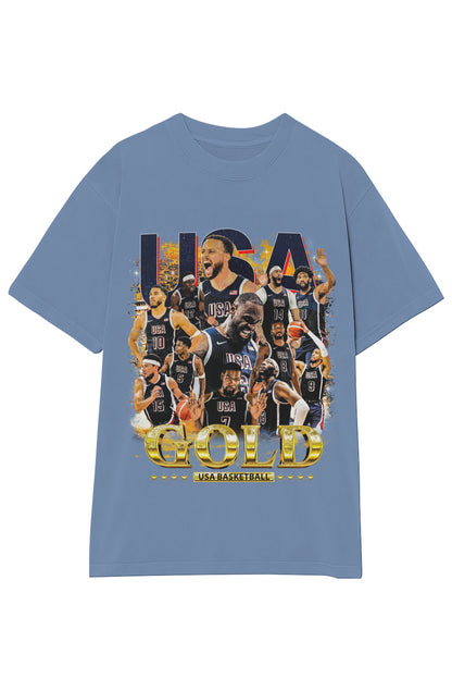 USA MEN'S BASKETBALL VINTAGE TEE