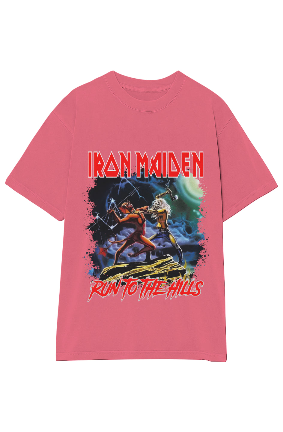 Run To The Hills Tee » Iron Maiden » Vintage Heavyweight T-Shirt