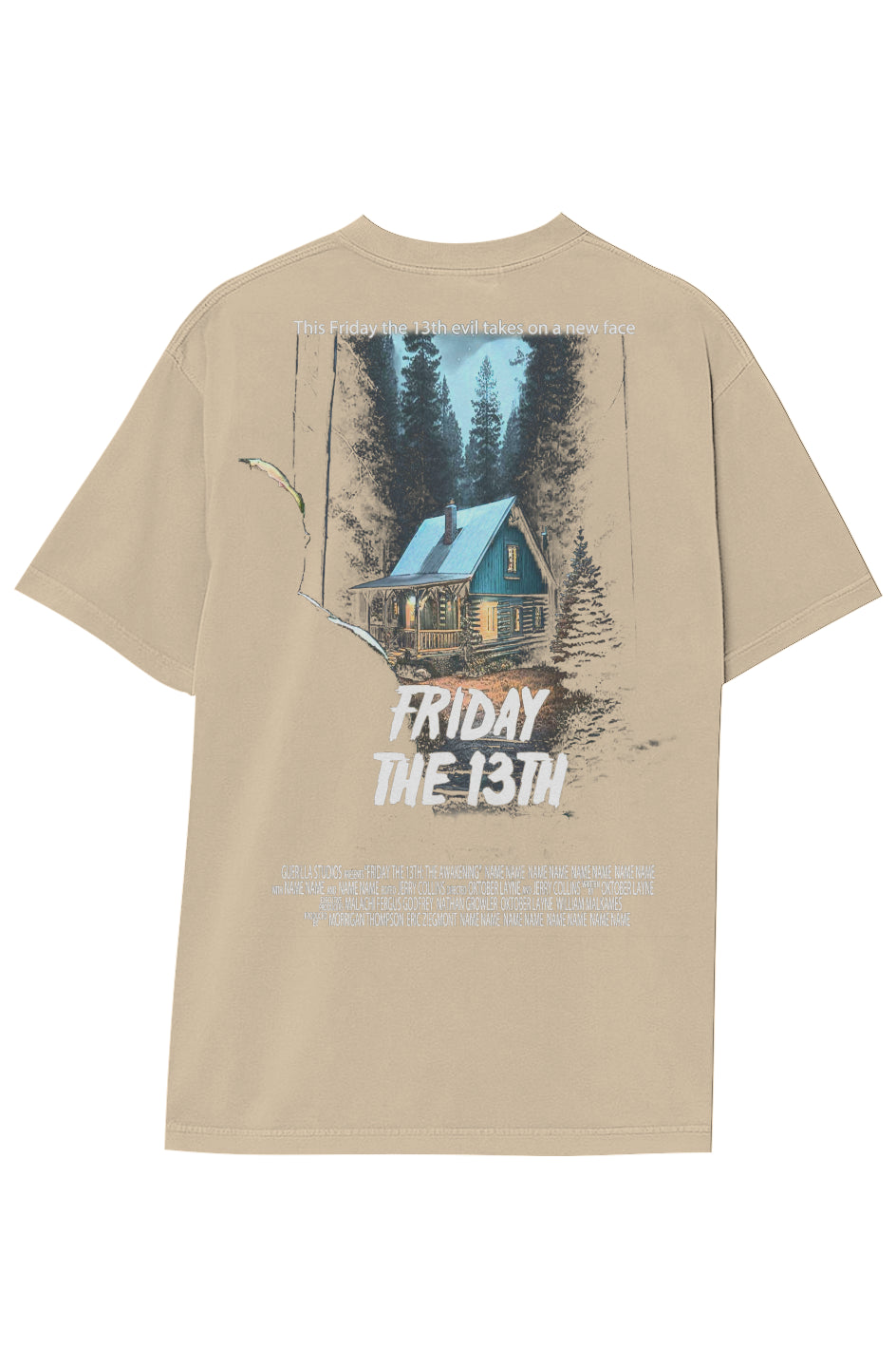 HALLOWEEN: FRIDAY THE 13TH TEE (Double Sided)