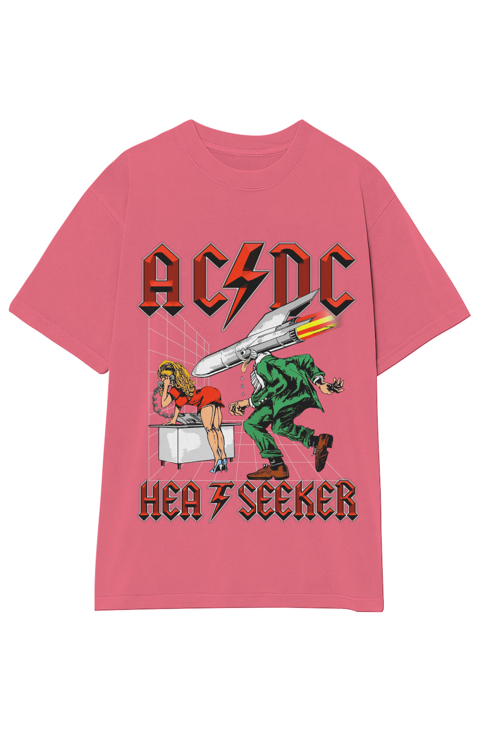 AC/DC HEAT SEEKER TEE