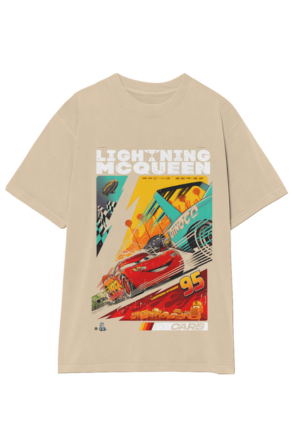 LIGHTNING MCQUEEN TEE (WHITE TEXT)