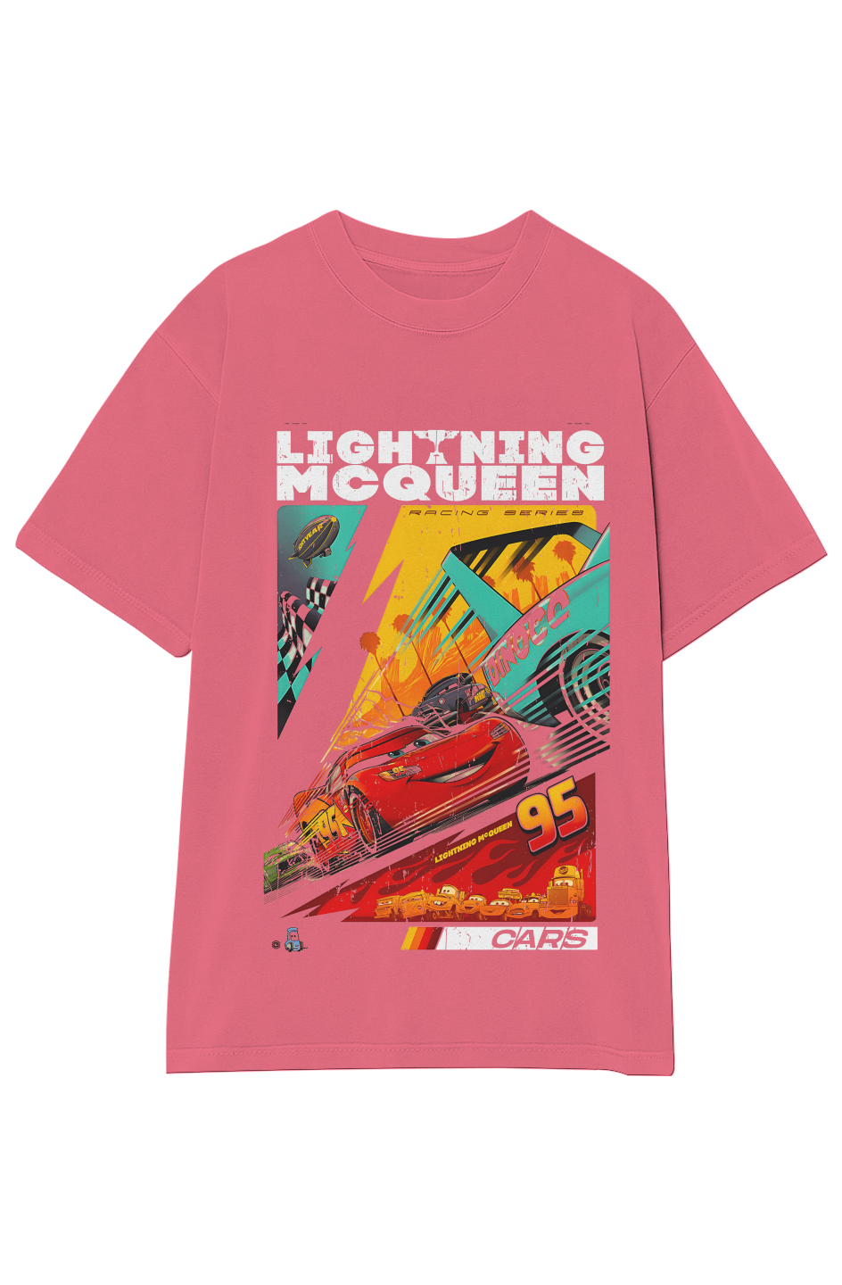 LIGHTNING MCQUEEN TEE (WHITE TEXT)