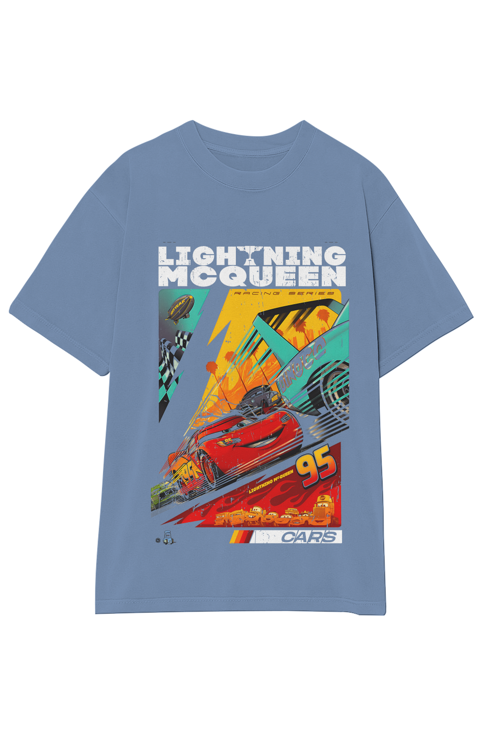 LIGHTNING MCQUEEN TEE (WHITE TEXT)