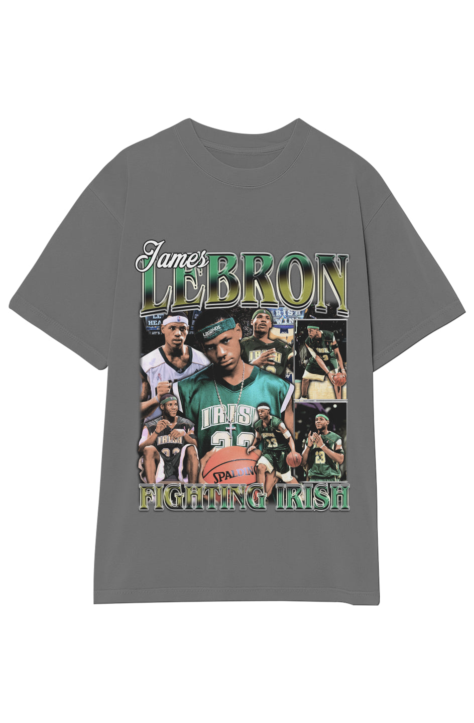 LEBRON JAMES FIGHTING IRISH TEE