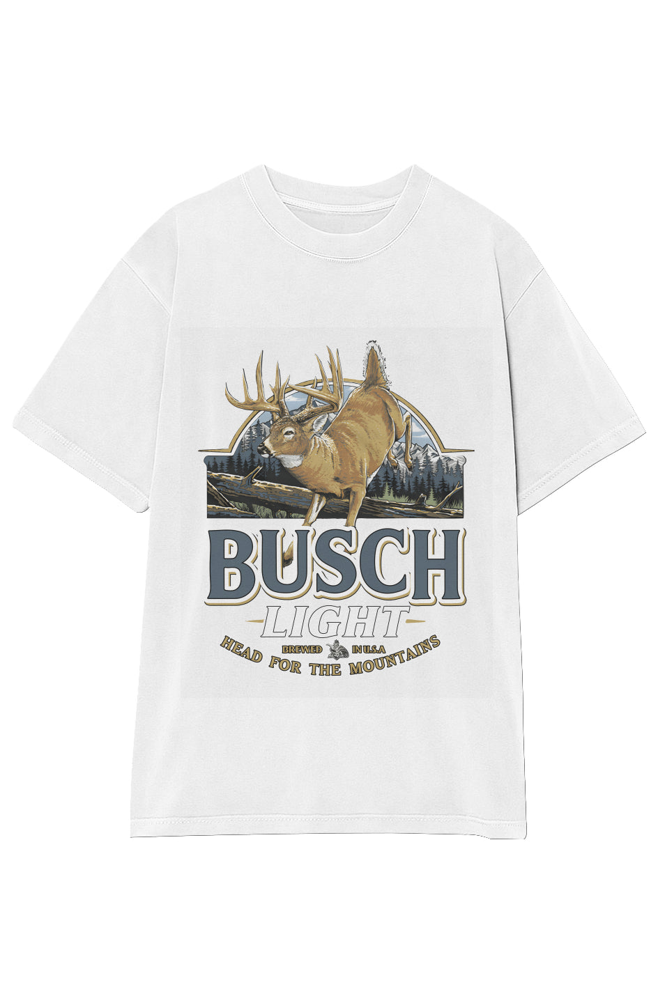 BUSCH LIGHT HEAD FOR THE MOUNTAINS TEE 