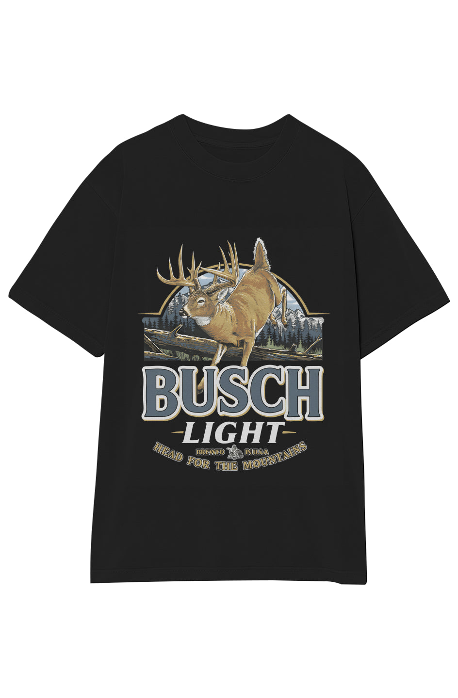BUSCH LIGHT HEAD FOR THE MOUNTAINS TEE 