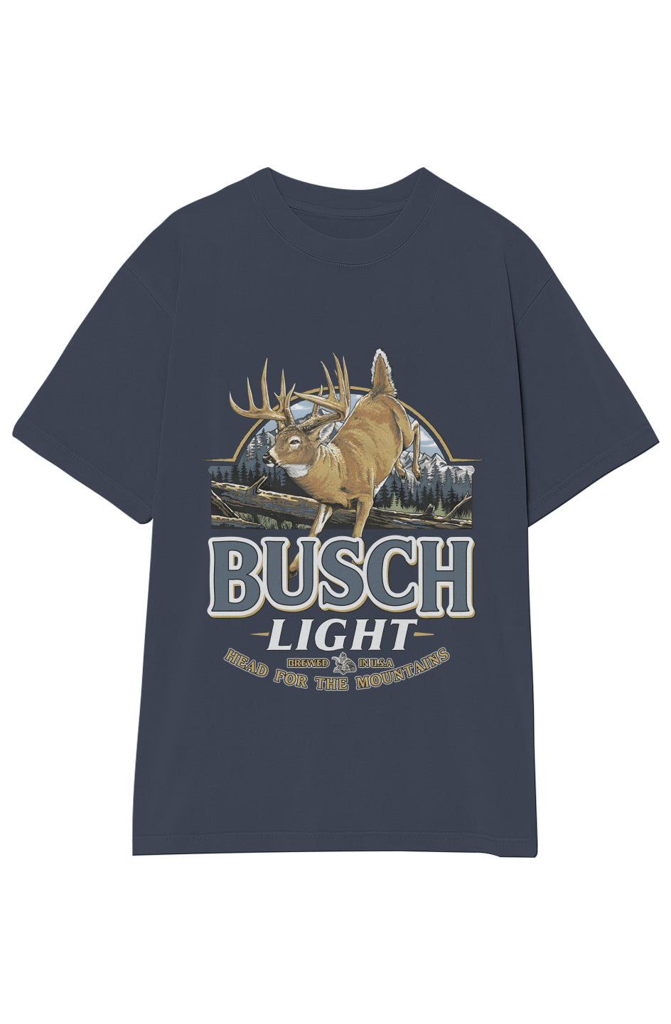 BUSCH LIGHT HEAD FOR THE MOUNTAINS TEE 