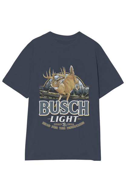 BUSCH LIGHT HEAD FOR THE MOUNTAINS TEE 