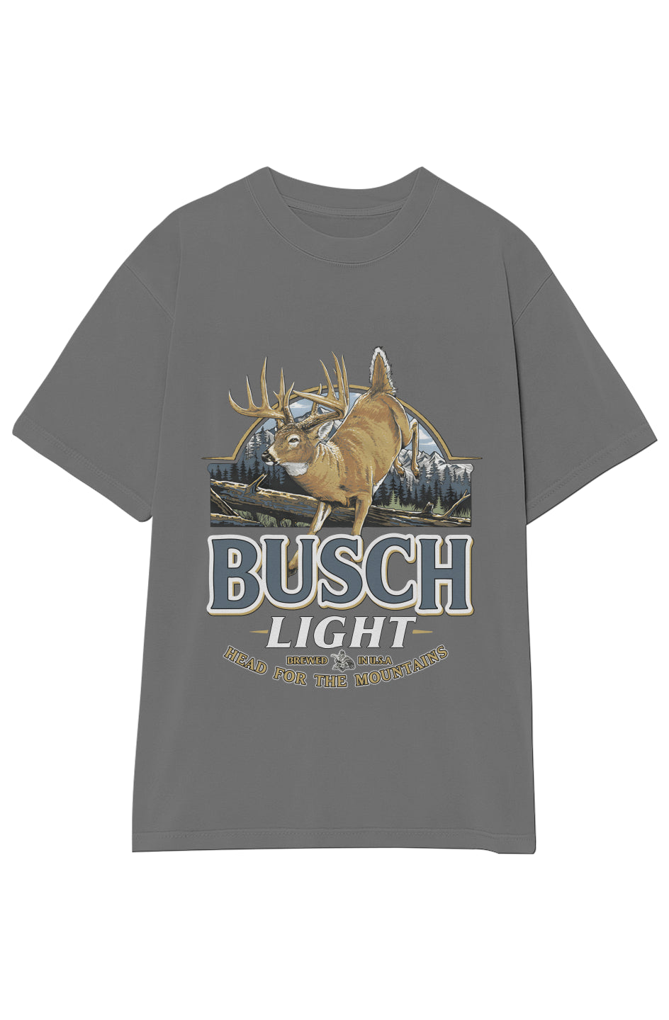 BUSCH LIGHT HEAD FOR THE MOUNTAINS TEE