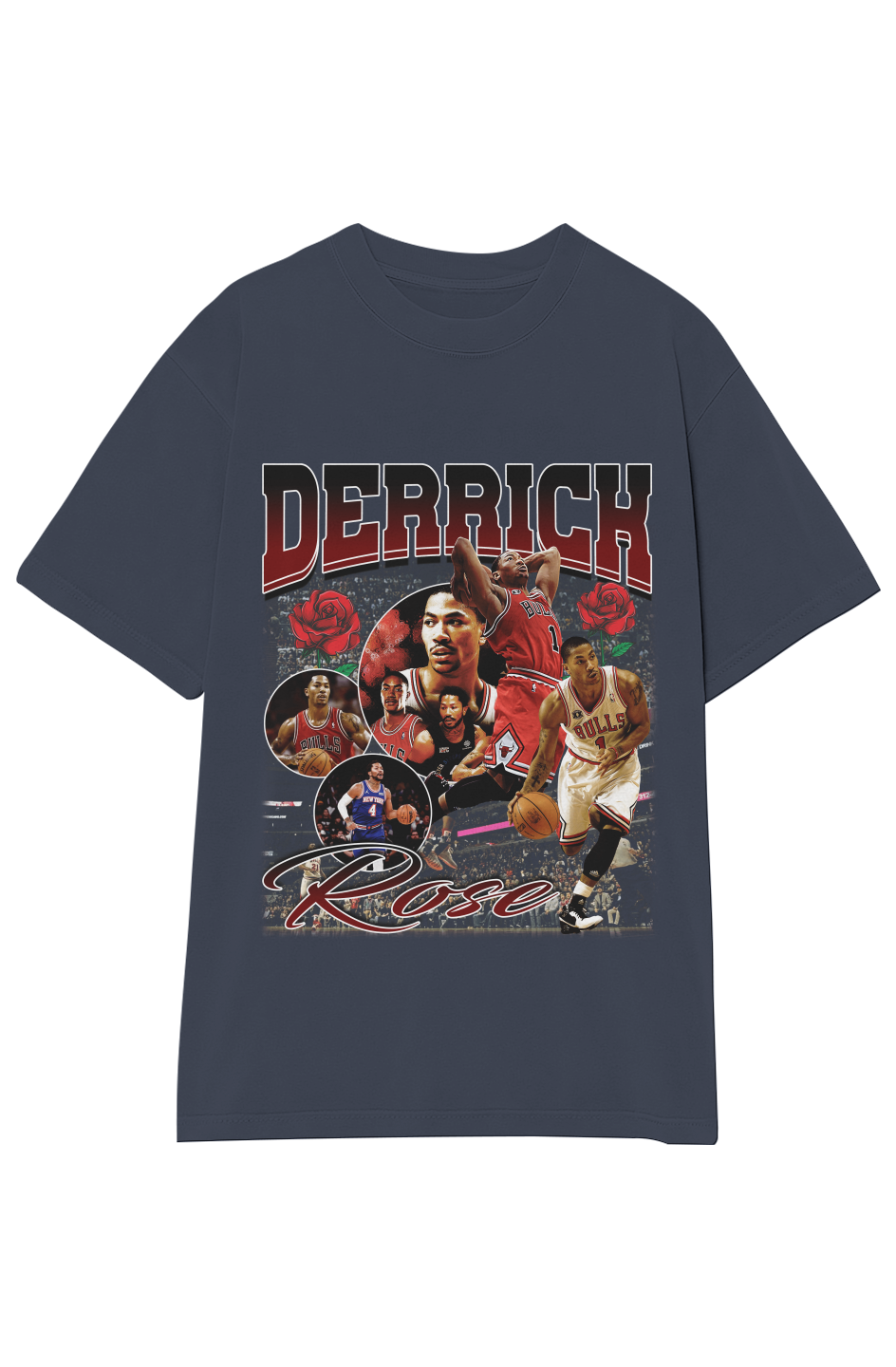 Derrick Rose Tee » Chicago Bulls Basketball » Vintage Heavyweight