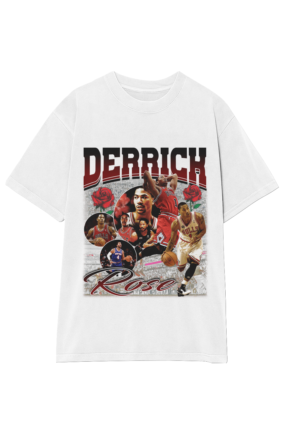 Derrick Rose Tee » Chicago Bulls Basketball » Vintage Heavyweight