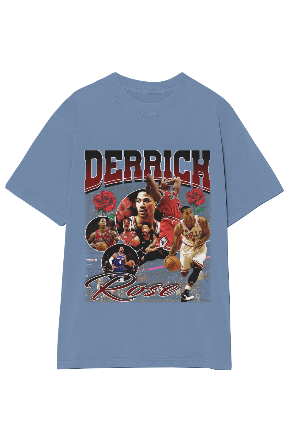 Derrick Rose Tee » Chicago Bulls Basketball » Vintage Heavyweight