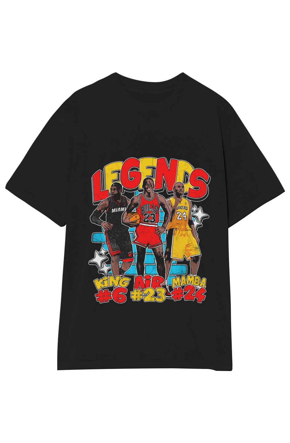 BASKETBALL LEGENDS TEE (Double Sided)