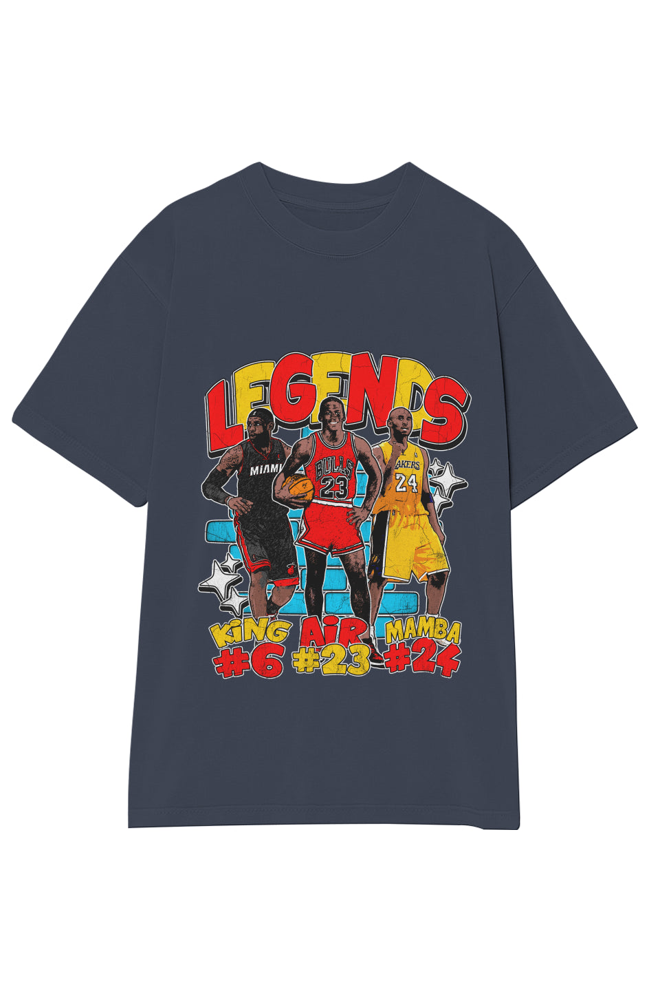 BASKETBALL LEGENDS TEE (Double Sided)