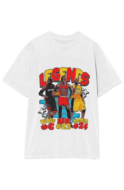 BASKETBALL LEGENDS TEE (Double Sided)