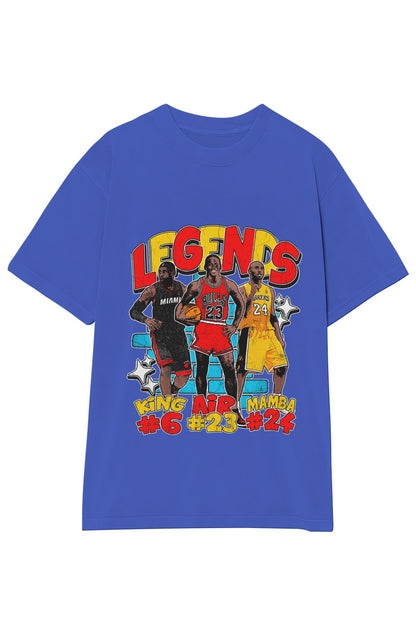 BASKETBALL LEGENDS TEE (Double Sided)