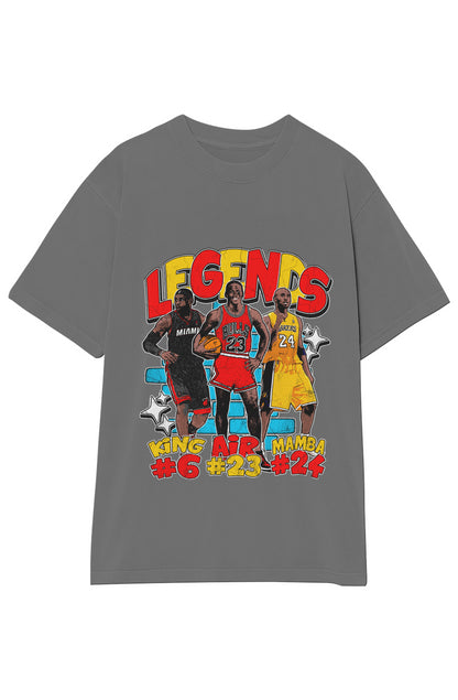 BASKETBALL LEGENDS TEE (Double Sided)