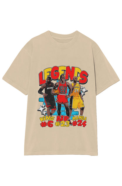 BASKETBALL LEGENDS TEE (Double Sided)