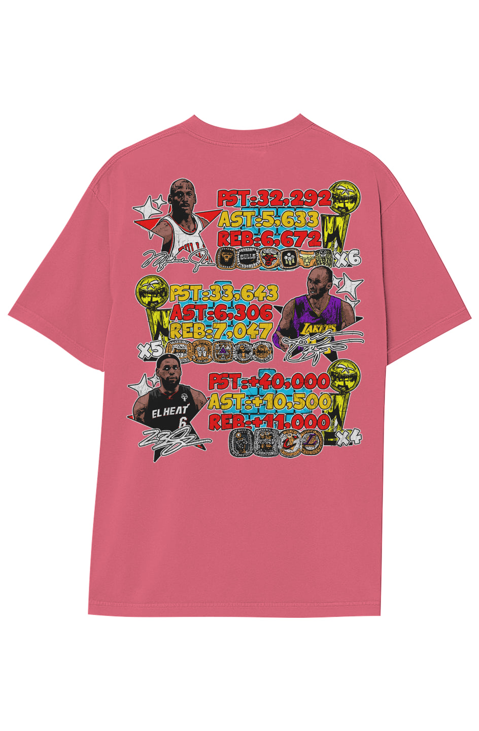 BASKETBALL LEGENDS TEE (Double Sided)