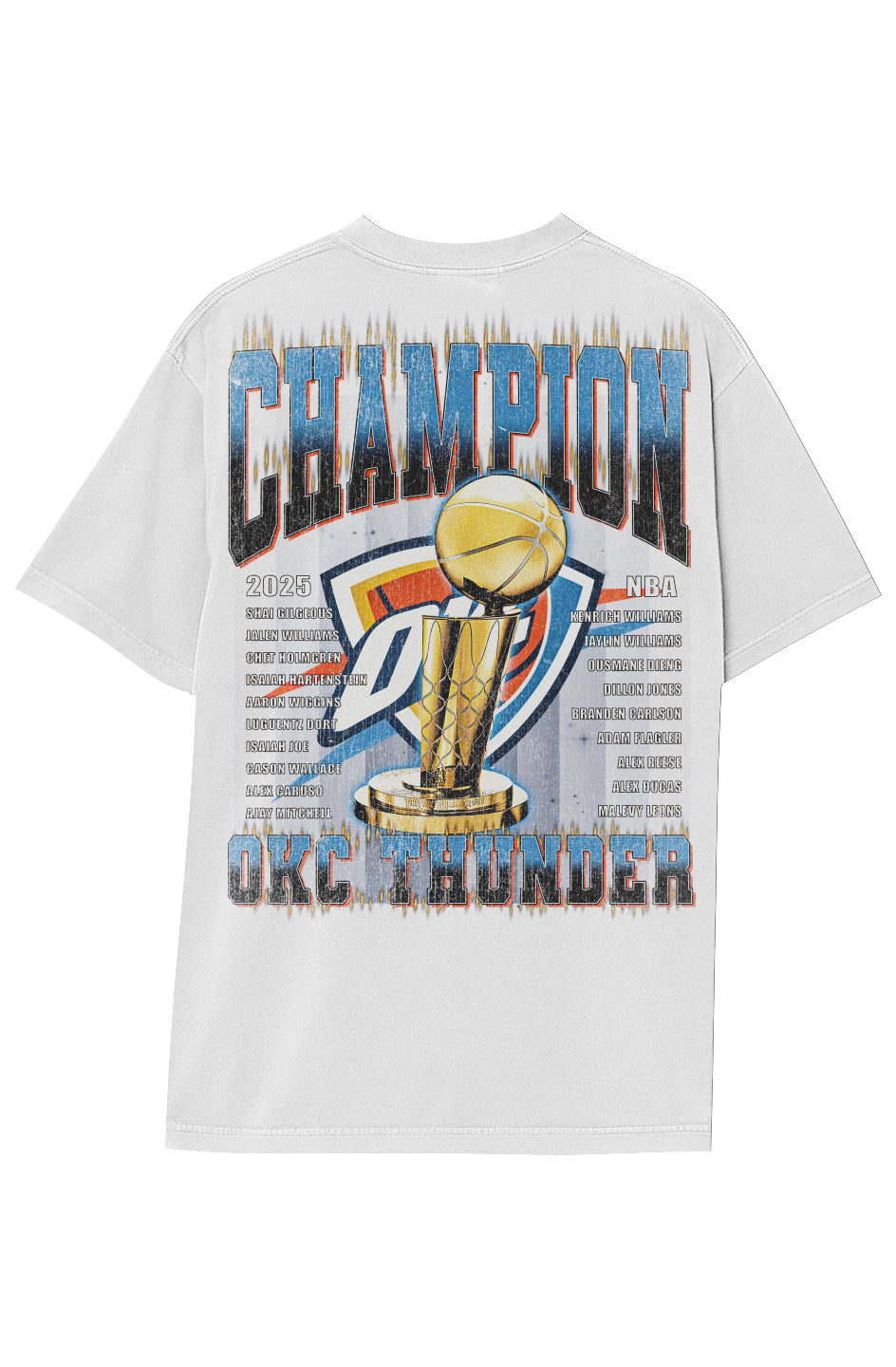 OKLAHOMA CITY THUNDER - OKC V (DOUBLE SIDED) 