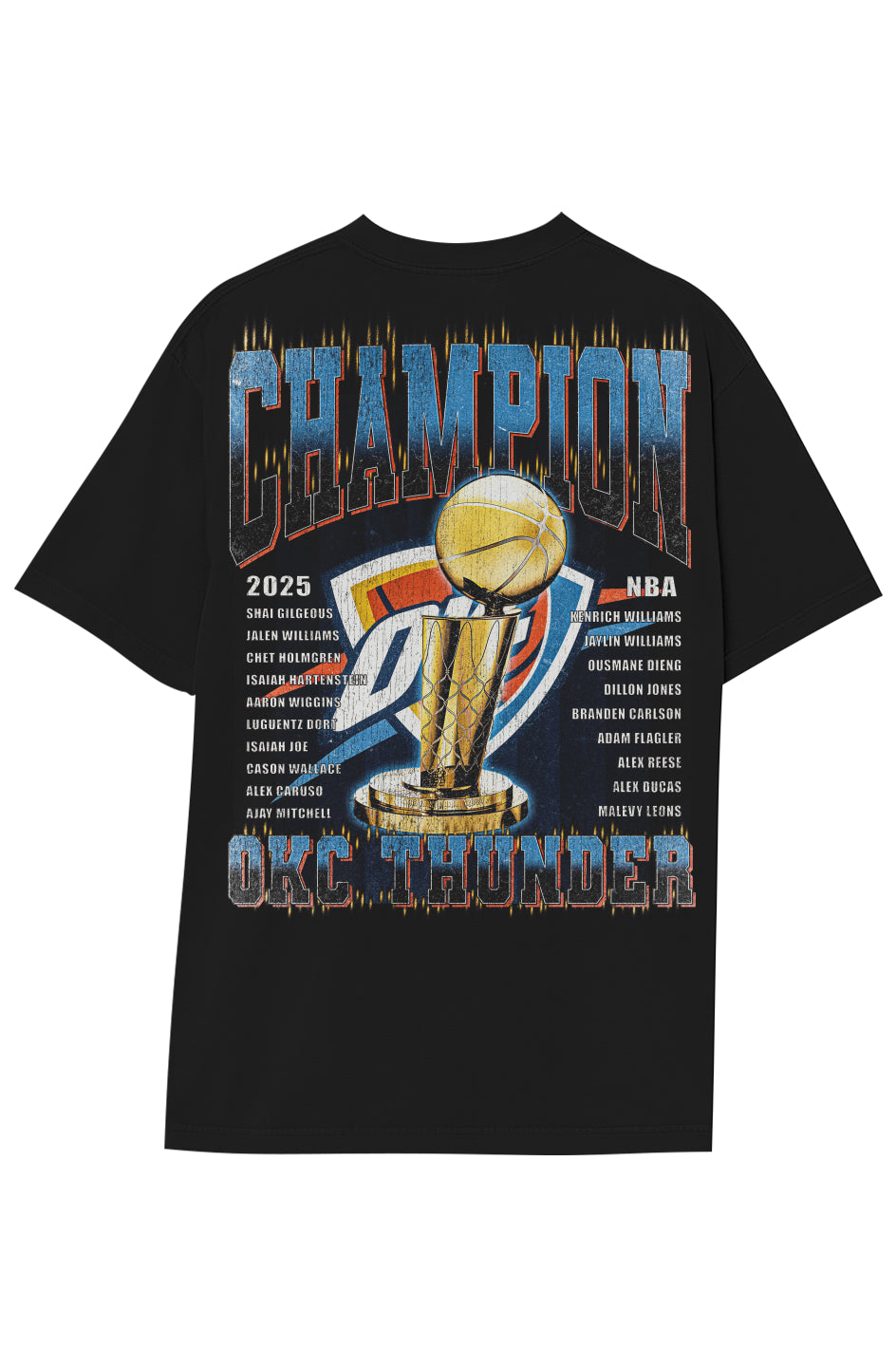 OKLAHOMA CITY THUNDER - OKC V (DOUBLE SIDED) 