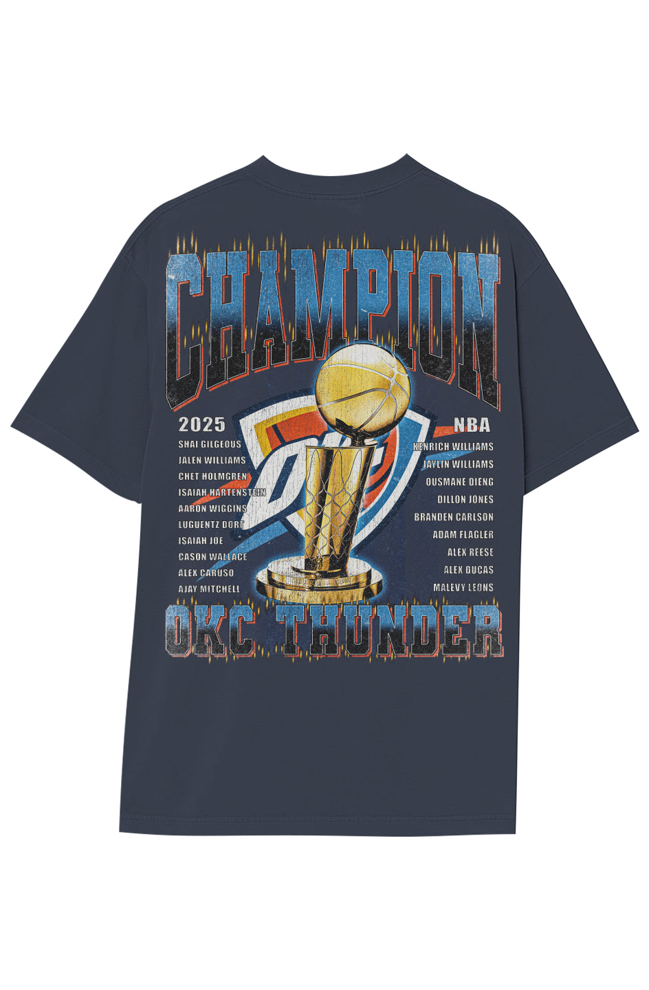 OKLAHOMA CITY THUNDER - OKC V (DOUBLE SIDED) 