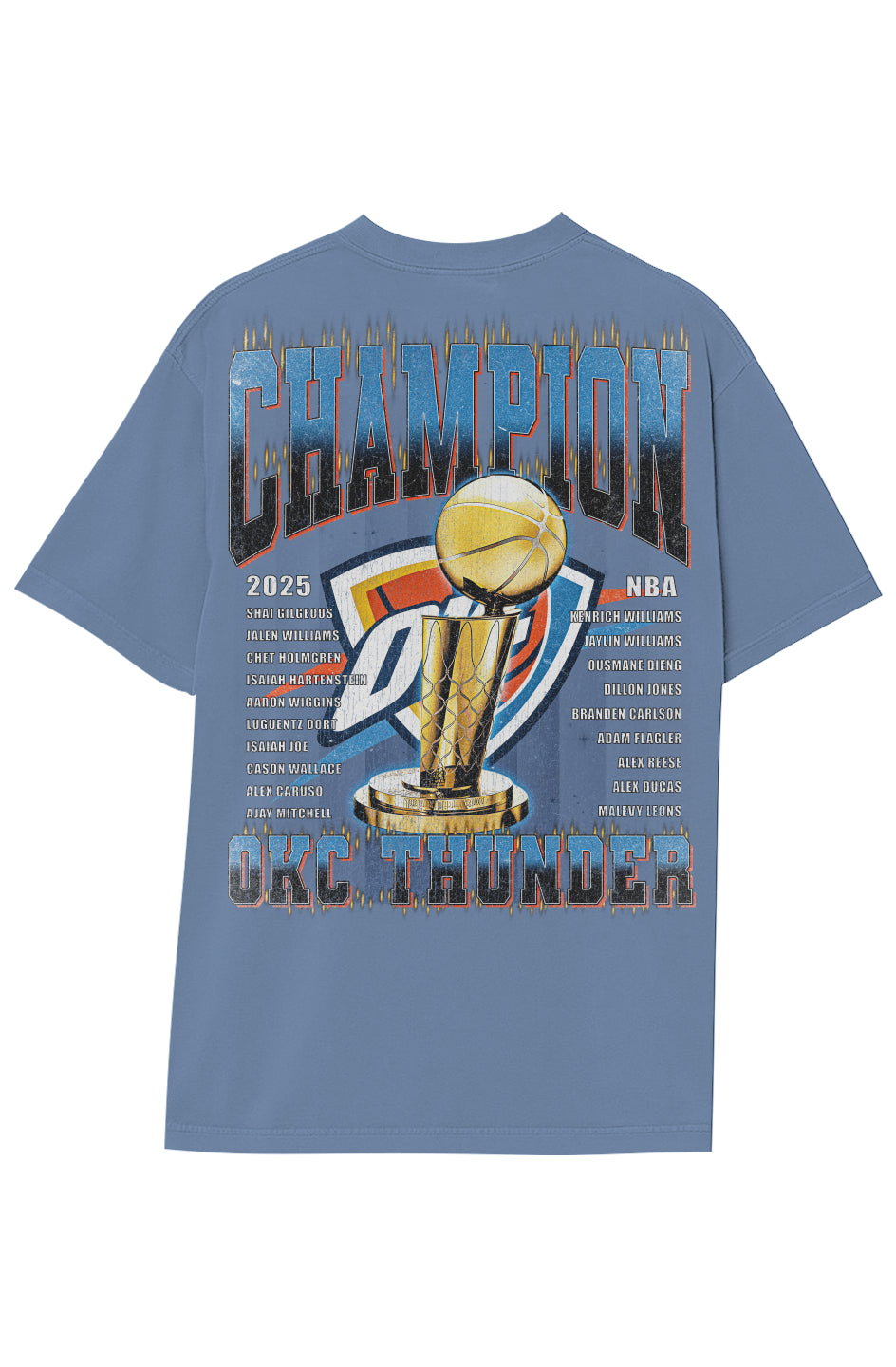OKLAHOMA CITY THUNDER - OKC V (DOUBLE SIDED)