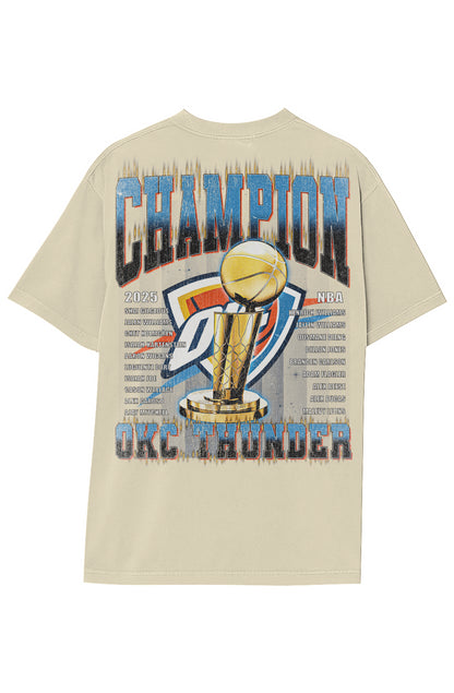 OKLAHOMA CITY THUNDER - OKC V (DOUBLE SIDED)