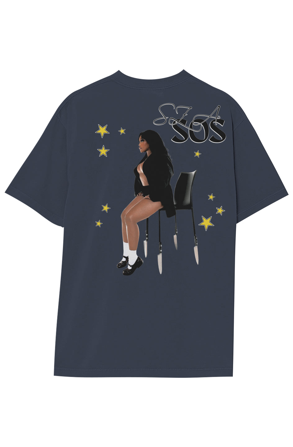 SZA SOS TEE (Double Sided)